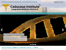 Tablet Screenshot of caduceusinstitute.com